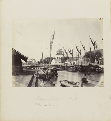 Batavia Inland vessels, Woodbury &Page, 1863 - 1866 Canvas Print