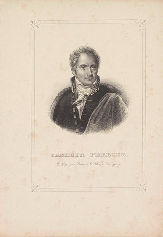 Portrait of Casimir Pierre Périer, Gerhardus Fredericus Eilbracht, c. 1838 Canvas Print