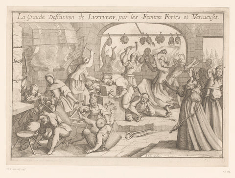 Revolution of Lustucru, Sébastien Leclerc (I), 1663 Canvas Print