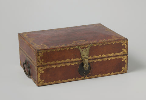 Leather case for a service, Kaiserliche Porzellanmanufaktur, c. 1765 - c. 1770 Canvas Print