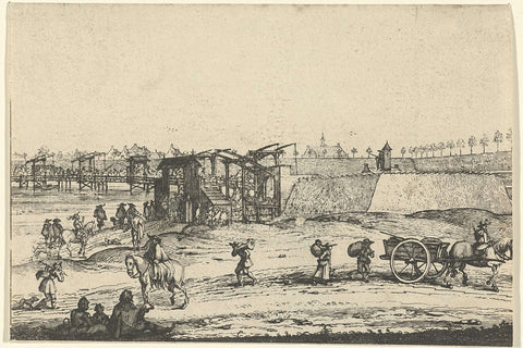 Haarlem militia occupies Heusden, 1625, Theodor Matham, 1625 Canvas Print