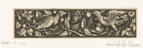 Frisian with two birds of prey, Michiel le Blon, c. 1611 - c. 1625 Canvas Print