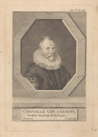 Portrait of Cornelis van Aerssen, François Robert Ingouf, c. 1770 - 1812 Canvas Print