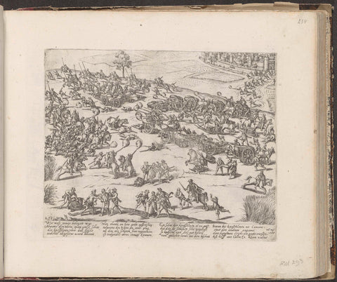 Battles outside Cologne, 1588, Frans Hogenberg, 1588 - c. 1591 Canvas Print