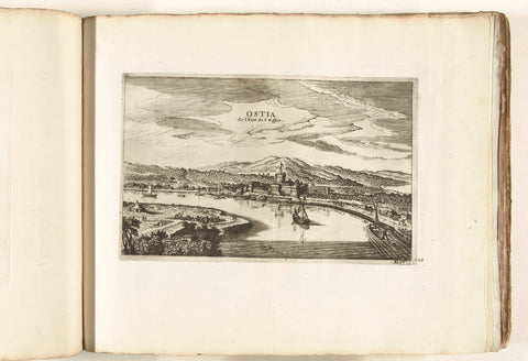 View of Ostia, c. 1702, anonymous, 1702 - 1703 Canvas Print