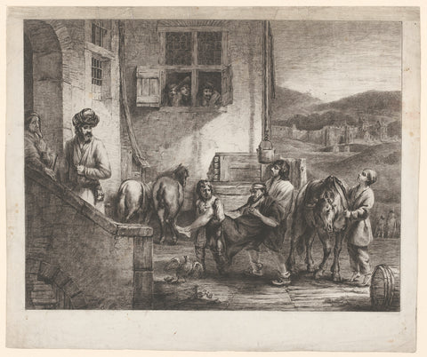 Good Samaritan, Dominique Vivant Denon (baron), 1757 - in or before 1795 Canvas Print