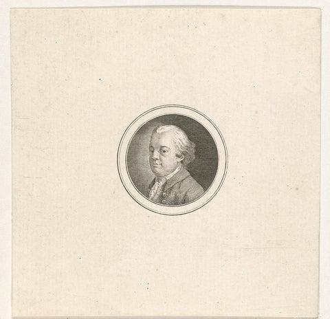 Portrait of Daniël Jacobus Canter Camerling, Abraham Jacobsz. Hulk, in or before 1787 Canvas Print