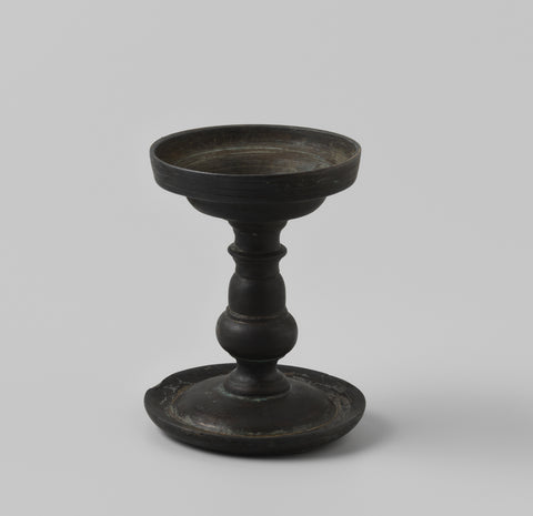 Copper candlestick from the wreck of the Dutch East Indiaman 't Vliegend Hart, , 1700 - 1735 Canvas Print