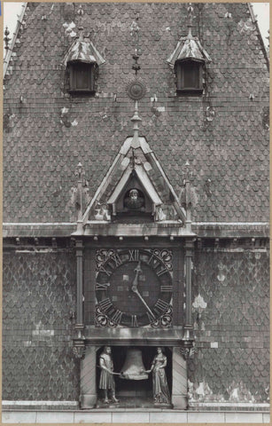 Eastern tower with a clockwork and a chime, 1960 Canvas Print