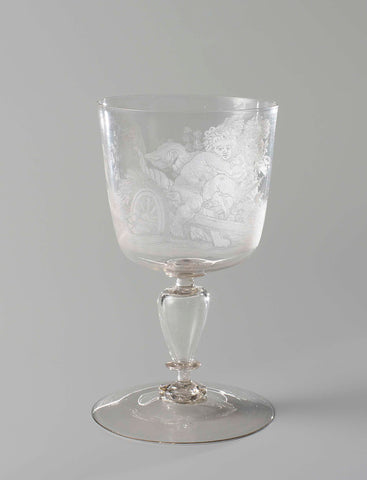 Wine glass, anonymous, c. 1650 - c. 1675 Canvas Print