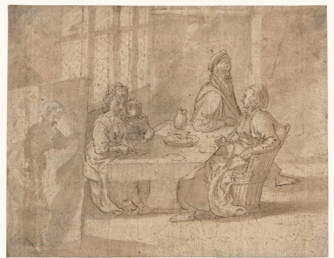 Domestic performance, anonymous, 1550 - 1599 Canvas Print