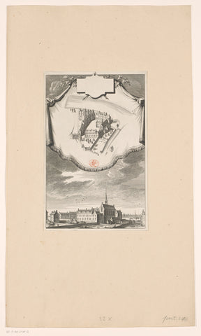 Het Nieuwe Nonnenklooster te Amsterdam, ca. 1544, anonymous, in or before 1760 Canvas Print