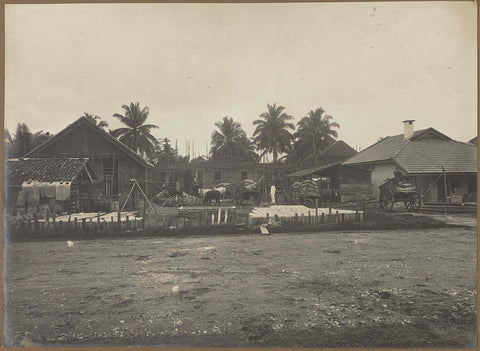 Building site of the Salvation Army Children's House, anonymous, 1916 Canvas Print