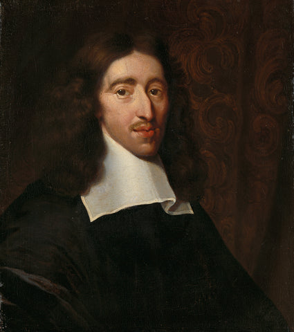 Portrait of Johan de Witt (1625-72), Grand pensionary of Holland, Caspar Netscher (copy after), 1660 - 1700 Canvas Print