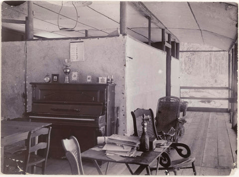 Interior of the service house of physician Jacob Evert Wesenhagen, Jacob Evert Wesenhagen (attributed to), 1906 Canvas Print