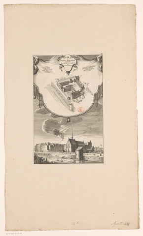 Het Oude Nonnenklooster (Sint-Mariënveld) in Amsterdam, ca. 1544, anonymous, 1760 Canvas Print