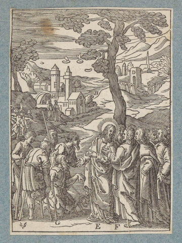 Christ answers the messengers of John, Christopher of Shechem (II), 1629 Canvas Print