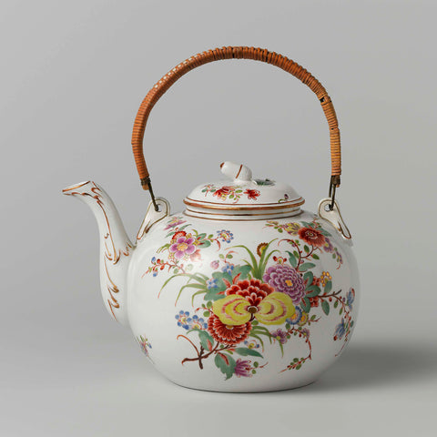 Water kettle, Manufactuur Oud-Loosdrecht, c. 1778 - c. 1782 Canvas Print