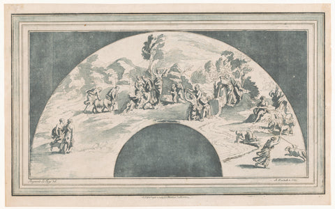 Geboorte van Adonis, Adam von Bartsch, 1783 Canvas Print