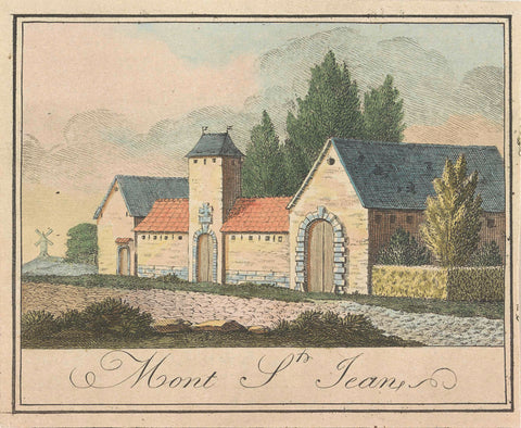 Mont-Saint-Jean, anonymous, 1820 - 1850 Canvas Print