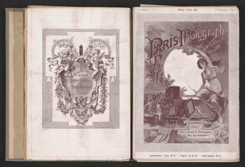 Paris-Photographe première année 1891 No 6, 1891 Canvas Print