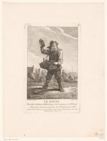 Smaak, Jacques-Philippe Le Bas, 1736 Canvas Print