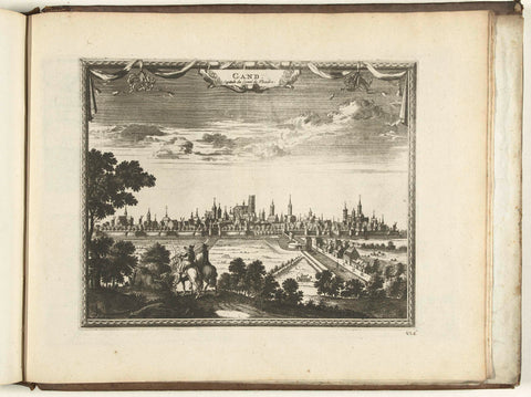 View of Ghent, 1726, anonymous, 1726 Canvas Print