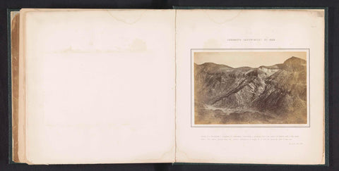 View of the crater of Mount Teide on Tenerife, Charles Piazzi Smyth, 1856 Canvas Print