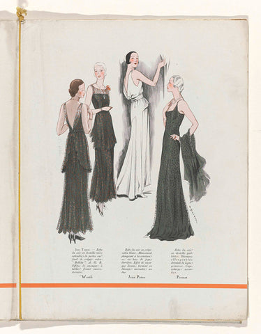 Art - Goût - Beauté, Feuillets de l' élégance féminine, Mai 1931, No. 129, 11e Année, p. 11, R. Drivon, 1931 Canvas Print