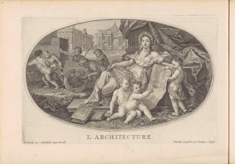 Architecture, Pieter Sluyter, 1693 Canvas Print