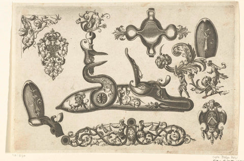 Ten motives, Pieter Schenk (I), 1692 Canvas Print