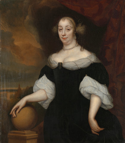 Margaretha Munter (1639-1711), second Wife of Jacobus Trip, Lambertus Jansz. de Hue, 1668 Canvas Print