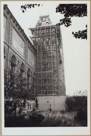 Tower V under construction, 1964 Canvas Print