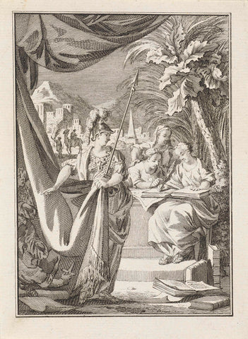 Title page for: 'Hedendaagsche Historie der Araben, deel 2', 1765, Reinier Vinkeles (I), 1765 Canvas Print