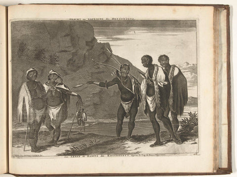 Khoikhoi of the Cape of Good Hope, 1726, anonymous, 1726 Canvas Print