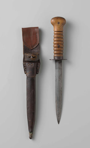 Dagger in sheath by Tonny van Renterghem, Staatsbedrijf der Artillerie-inrichtingen Hembrug, 1917 - 1918 Canvas Print