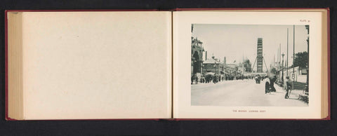 View of a street with country pavilions and a Ferris wheel at the World's Columbian Exposition in Chicago in 1893, Charles Dudley Arnold, 1893 Canvas Print