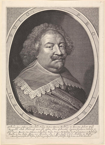 Portrait of William, Count of Nassau-Siegen, Willem Jacobsz. Delff, 1644 Canvas Print