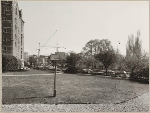 Garden on the east side after soil upside, 1979 Canvas Print