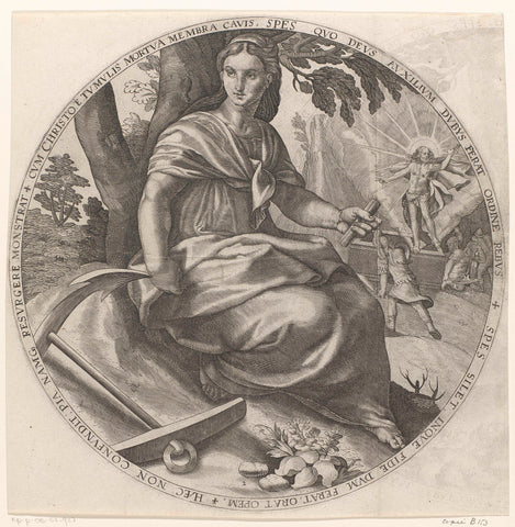 Hope, anonymous, 1592 - 1635 Canvas Print