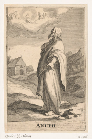 Heilige Anuph, Frederick Bloemaert, after 1636 - c. 1670 Canvas Print