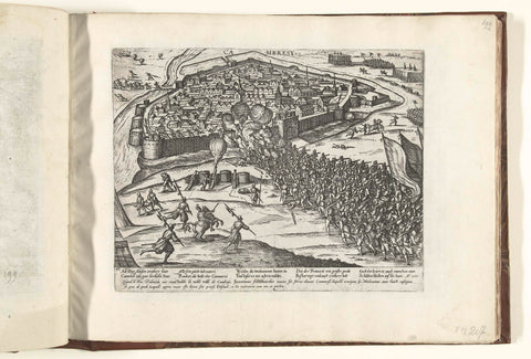 Conquest of Le Cateau-Cambrésis by the Duke of Anjou, 1581, Frans Hogenberg, 1581 - 1583 Canvas Print