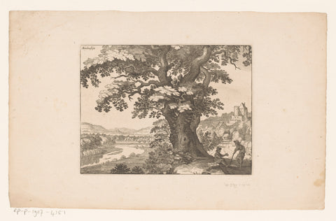 View of Munichstein, anonymous, Matthäus Merian (I), 1628 - 1679 Canvas Print