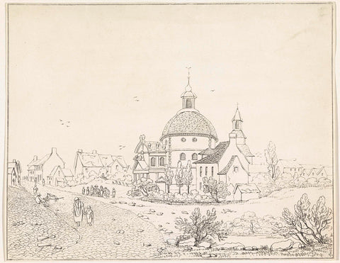 Saint Joseph's Church at Waterloo, anonymous, 1815 - 1825 Canvas Print