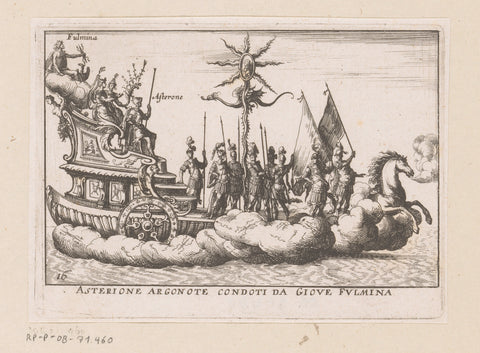 Ship with Asterius and Jupiter, anonymous, c. 1635 Canvas Print