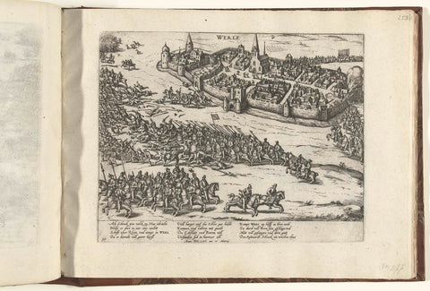 Schenck expelled from Werl, 1586, Frans Hogenberg, 1586 - 1588 Canvas Print