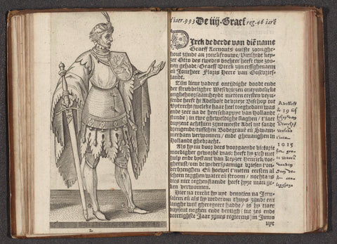 Count Dirk III of Holland, Hendrick Goltzius, 1586 - 1587 Canvas Print