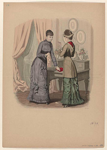 Women's Fashion Guide, October 1, 1880, No. 618, anonymous, 1880 Canvas Print