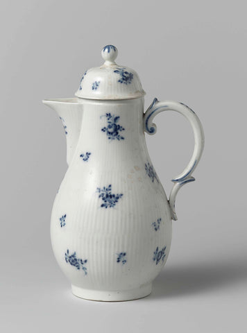 Milk jug, Manufactuur Oud-Loosdrecht, c. 1784 - c. 1790 Canvas Print