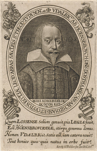 Portrait of Udalricus van Hoensbrouck, Johannes Valdor (I), 1628 Canvas Print